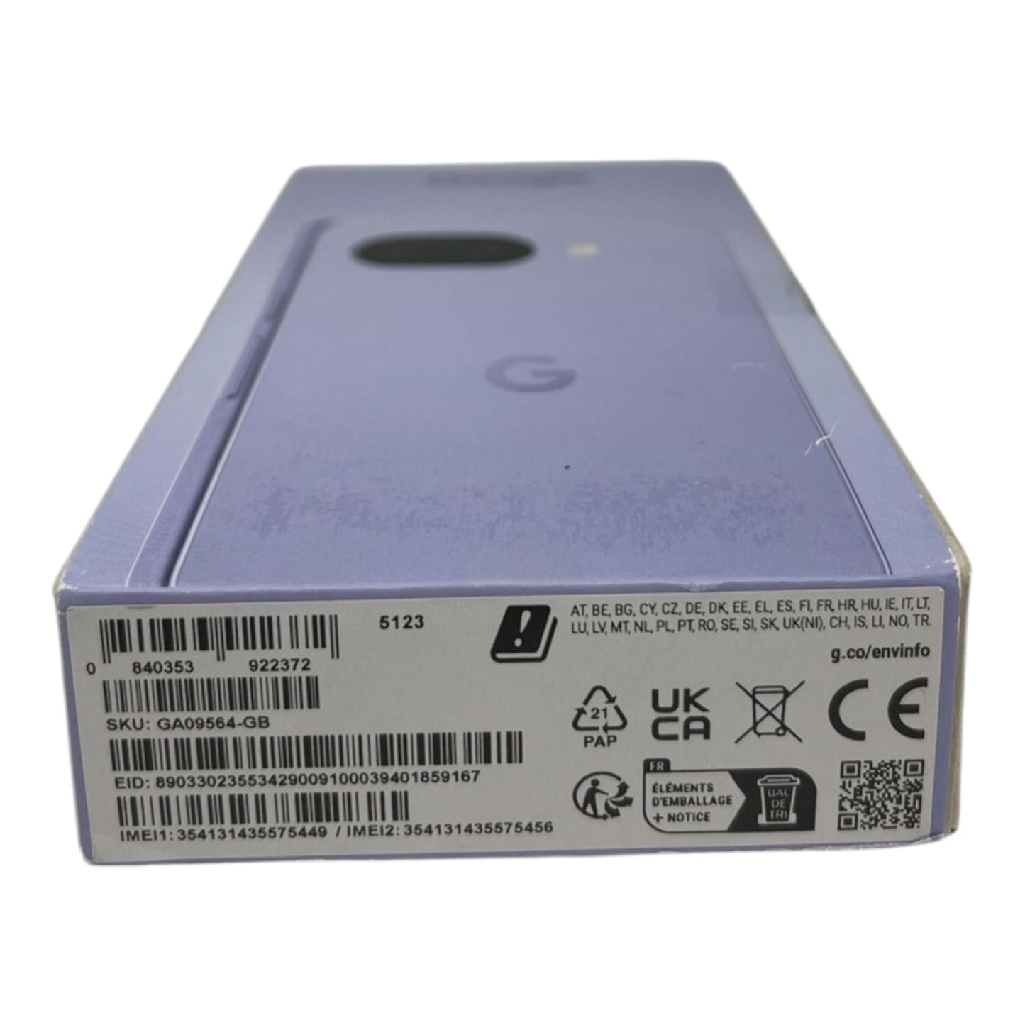 2025 Google Pixel 9a Smartphone 128GB 6,3" Handy Lila Google-Sperre - DEFEKT - ERSATZTEILE  SPENDER