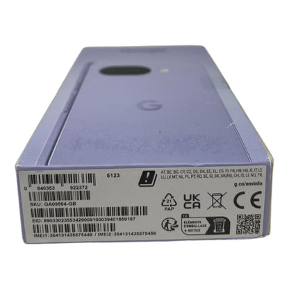 2025 Google Pixel 9a Smartphone 128GB 6,3" Handy Lila Google-Sperre - DEFEKT - ERSATZTEILE  SPENDER