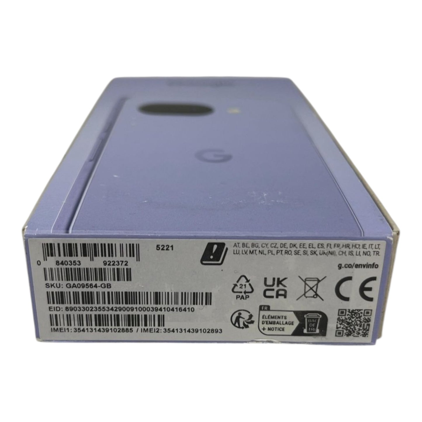 Google Pixel 9a Smartphone 128GB 6,3 Zoll Handy Lila - DEFEKT - ERSATZTEILE  SPENDER