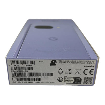 Google Pixel 9a Smartphone 128GB 6,3 Zoll Handy Lila - DEFEKT - ERSATZTEILE  SPENDER