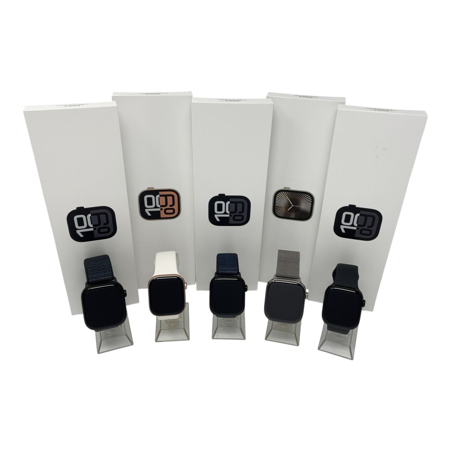 5x Apple Watch Series 10 Smartwatch Bundle iCloud-Sperre - DEFEKT - ERSATZTEILE  SPENDER