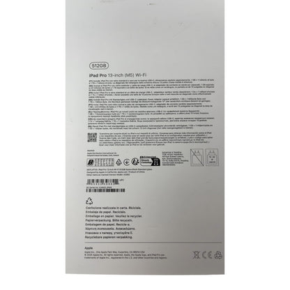 Apple iPad Pro 13" Tablet 512GB Wi-Fi Space Grau - DEFEKT - ERSATZTEILE  SPENDER
