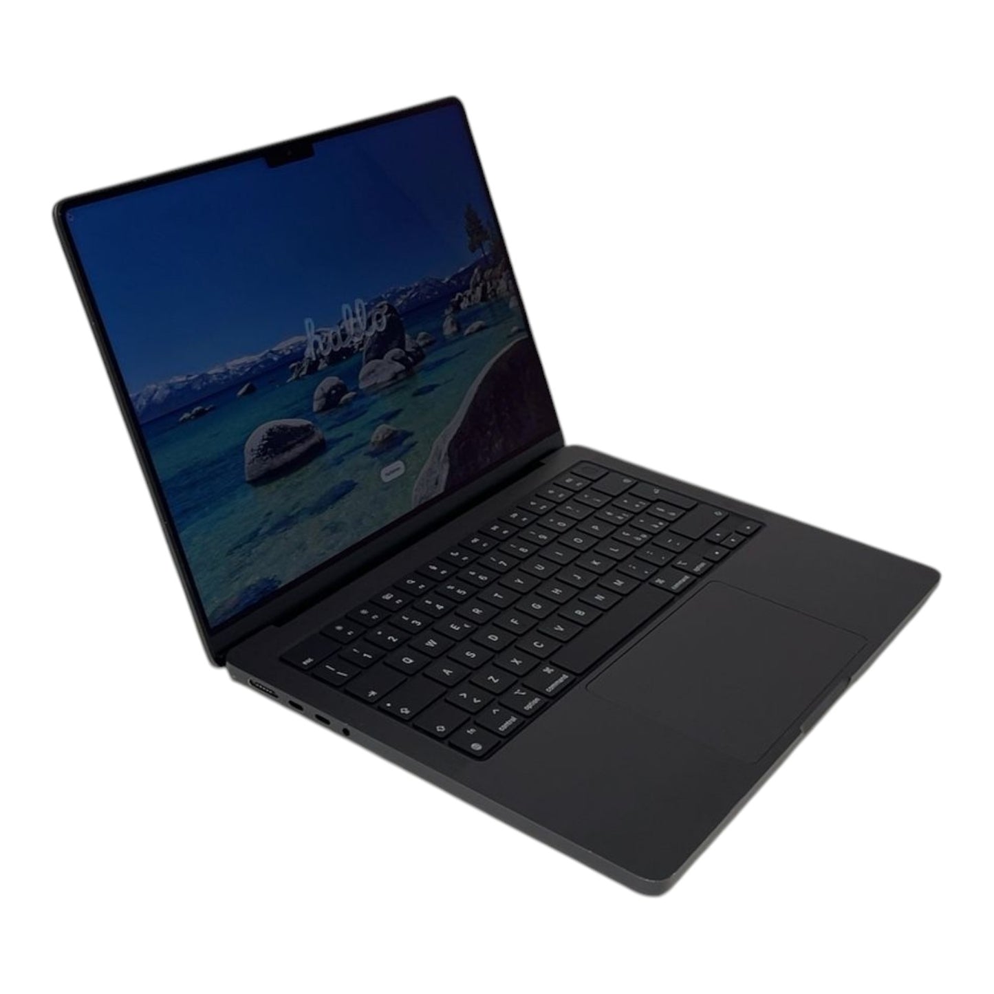 2023 Apple MacBook Pro 14,2" Laptop 18GB 512GB Schwarz - DEFEKT - ERSATZTEILE  SPENDER