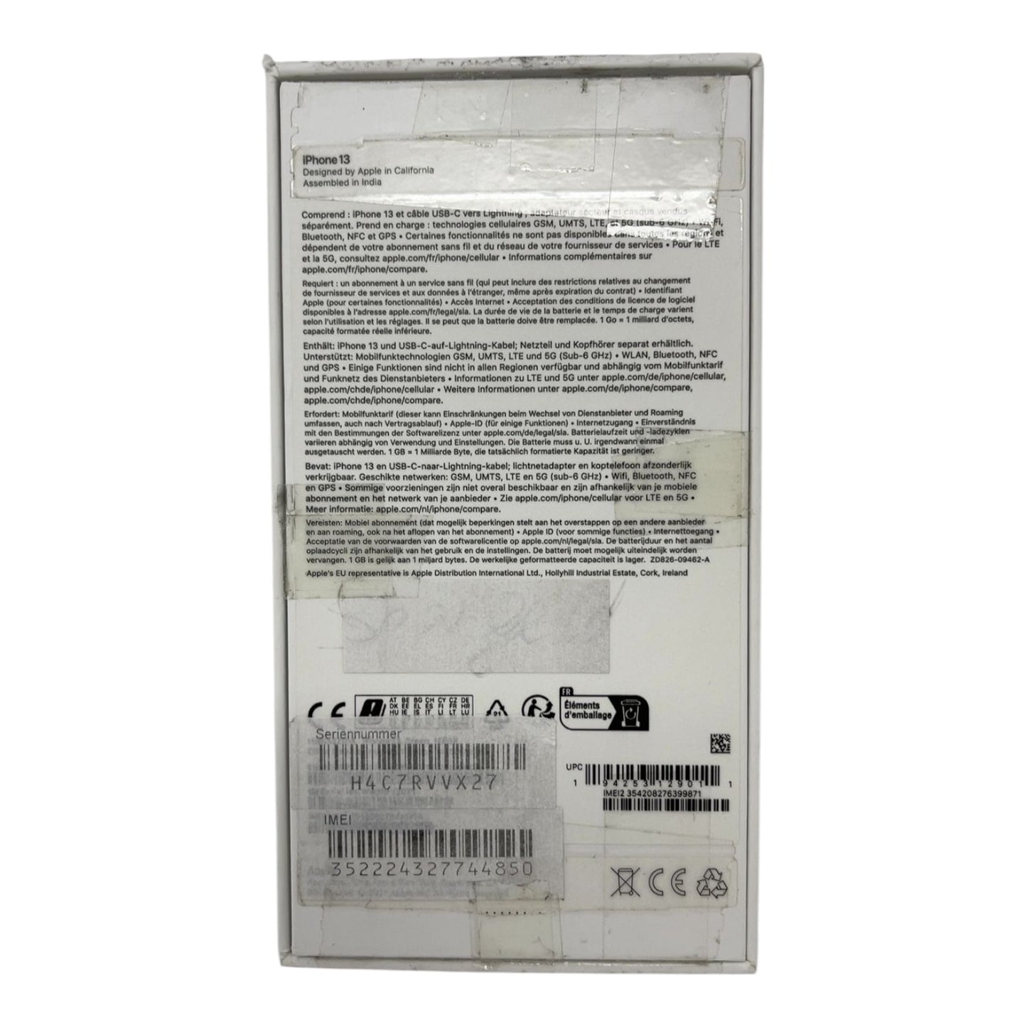 Apple iPhone 13 6,1" Smartphone Grün 128GB - DEFEKT - ERSATZTEILE  SPENDER