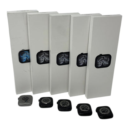 5x Apple Watch Series 11 Smartwatch Bundle iCloud-Sperre - DEFEKT - ERSATZTEILE  SPENDER