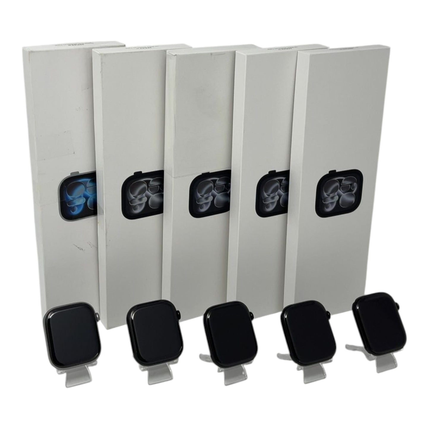 5x Apple Watch Series 11 Smartwatch Bundle iCloud-Sperre - DEFEKT - ERSATZTEILE  SPENDER