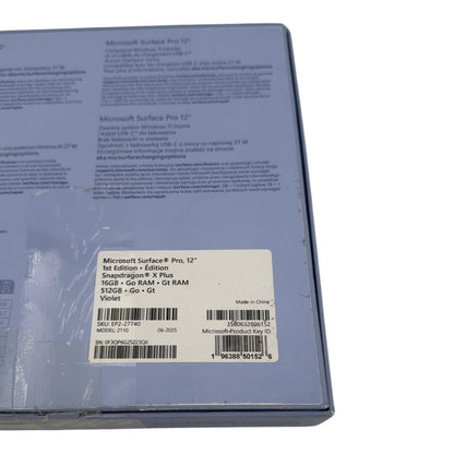 Microsoft Surface Pro 12" Snapdragon X Plus 16GB RAM 512GB SSD - DEFEKT - ERSATZTEILE  SPENDER