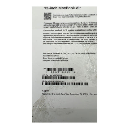 Apple MacBook Air 13" M4 Chip 16GB RAM 256GB SSD iCloud-Sperre - DEFEKT - ERSATZTEILE  SPENDER