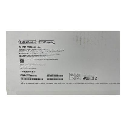 Apple MacBook Neo 13" Notebook 8GB RAM 512GB iCloud-Sperre - DEFEKT - ERSATZTEILE  SPENDER