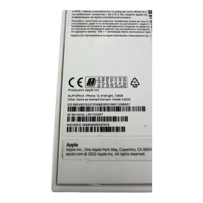 Apple iPhone 13 6,1" Smartphone Handy 128GB iCloud-Sperre - DEFEKT - ERSATZTEILE  SPENDER