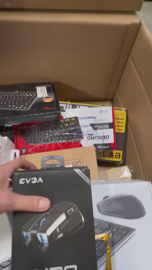 Mix-Palette Tastaturen und Mäuse, 52 Stück, Retourware, tiktok